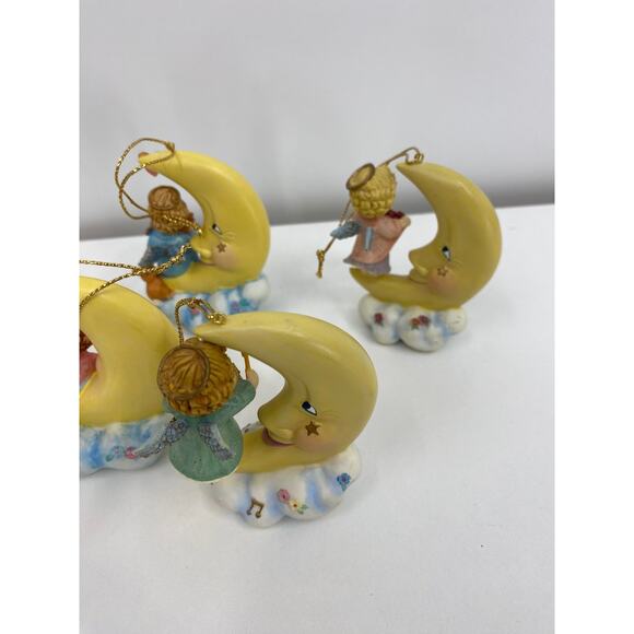 Vintage Bradford Exchange Ornaments Heaven’s Little Helpers Set of 5 - Picture 9 of 9